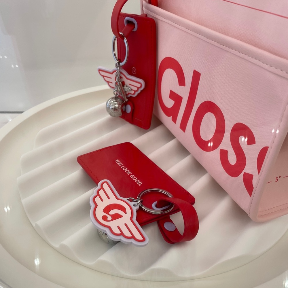 GLOSSIER DC LUGGAGE TAG + KEYCHAIN Exclusive to Washington DC location